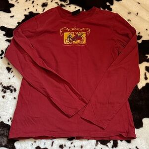 Ariat Red Long Sleeve Tee